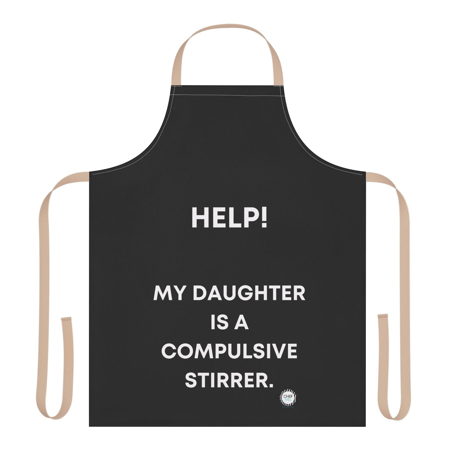 Chef Mel The Happy Chef Apron – Colourful, Stylish Cooking Apron Gift for Foodies, Home Cooks & Kitchen Confidence - Chef Mel The Happy Chef