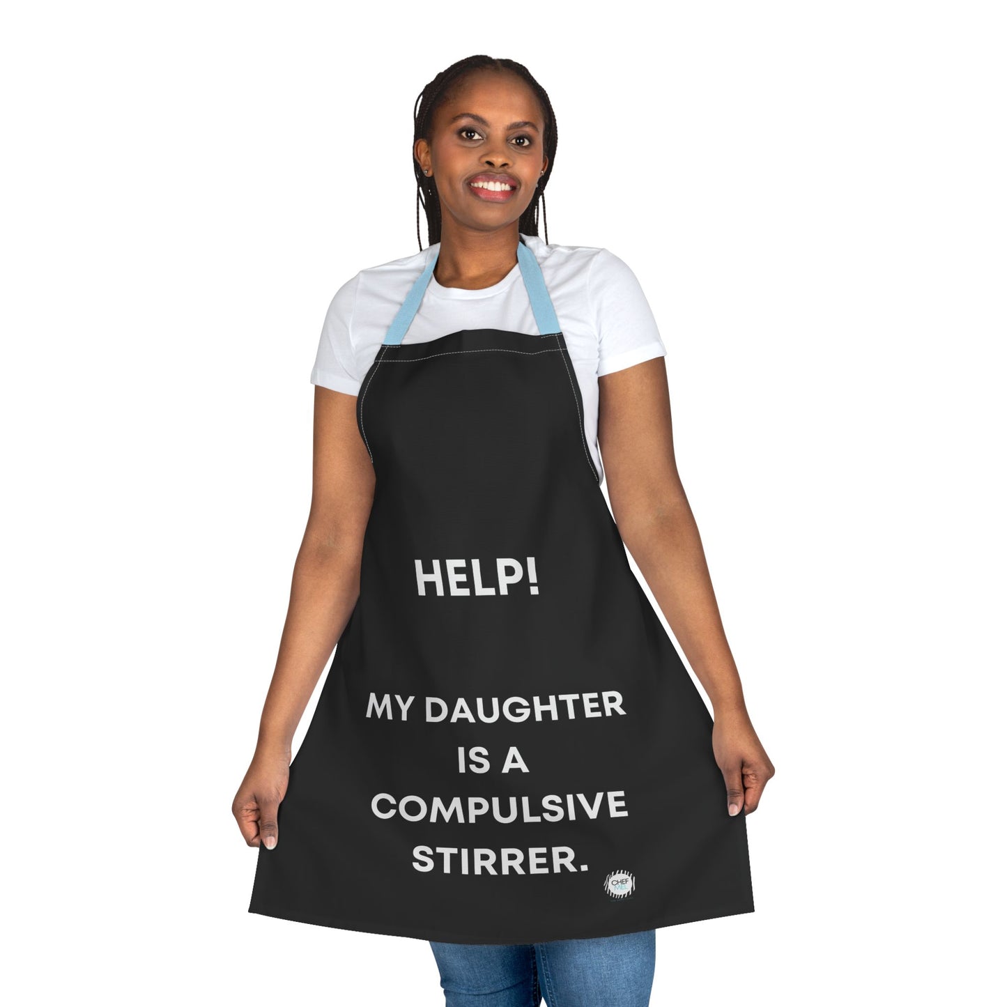 Chef Mel The Happy Chef Apron – Colourful, Stylish Cooking Apron Gift for Foodies, Home Cooks & Kitchen Confidence - Chef Mel The Happy Chef