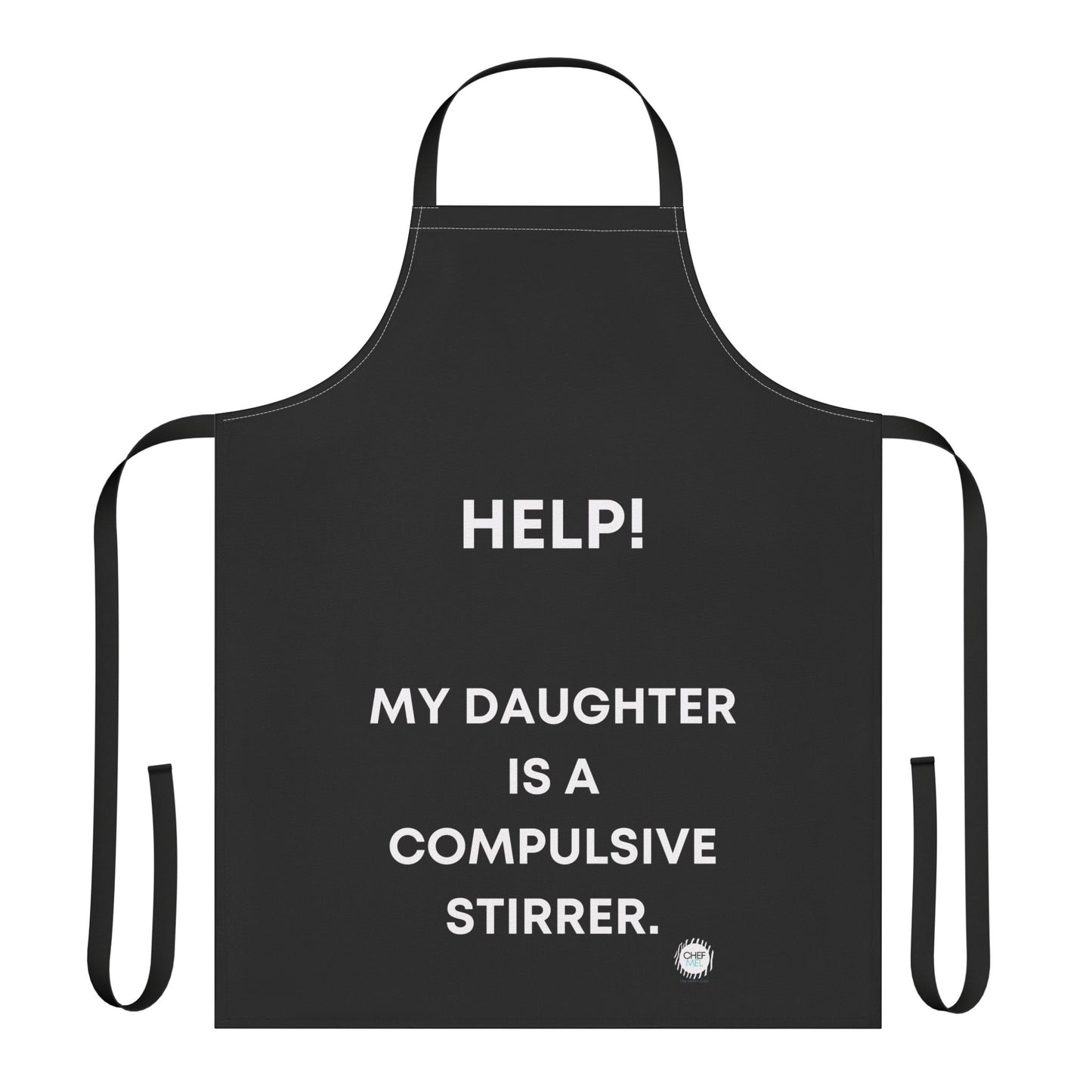 Chef Mel The Happy Chef Apron – Colourful, Stylish Cooking Apron Gift for Foodies, Home Cooks & Kitchen Confidence - Chef Mel The Happy Chef