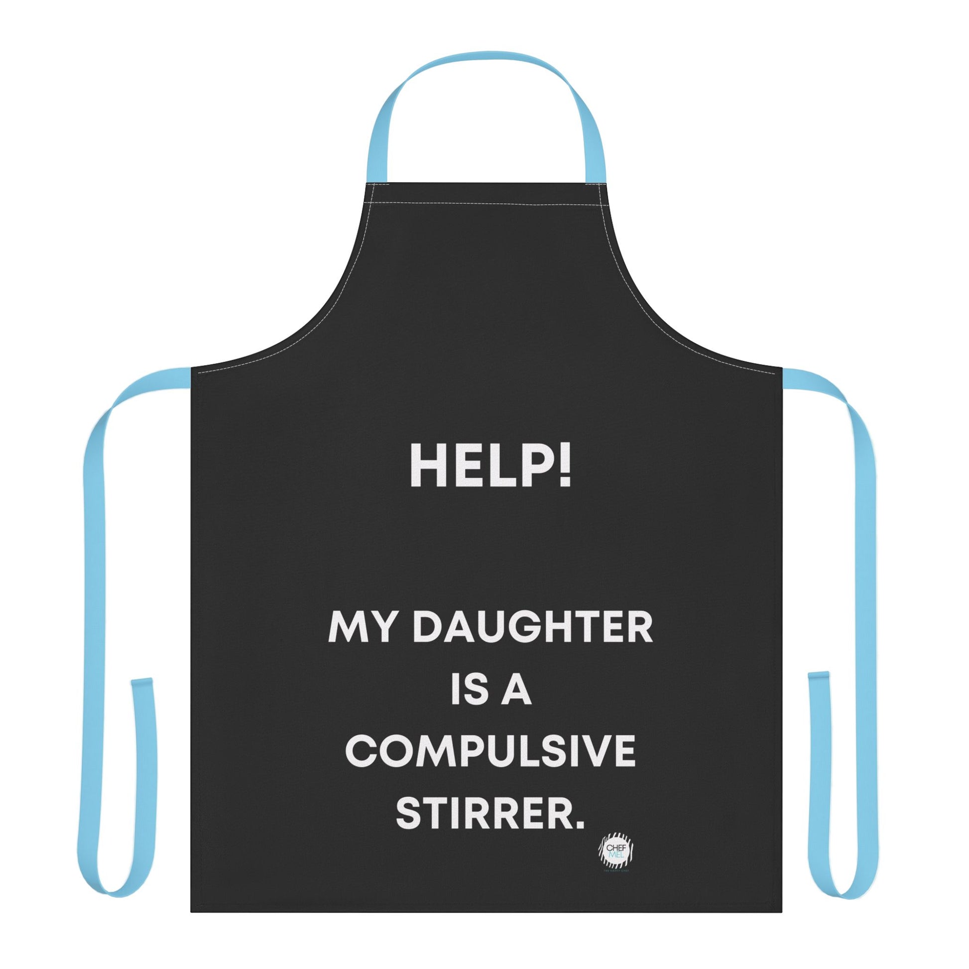Chef Mel The Happy Chef Apron – Colourful, Stylish Cooking Apron Gift for Foodies, Home Cooks & Kitchen Confidence - Chef Mel The Happy Chef