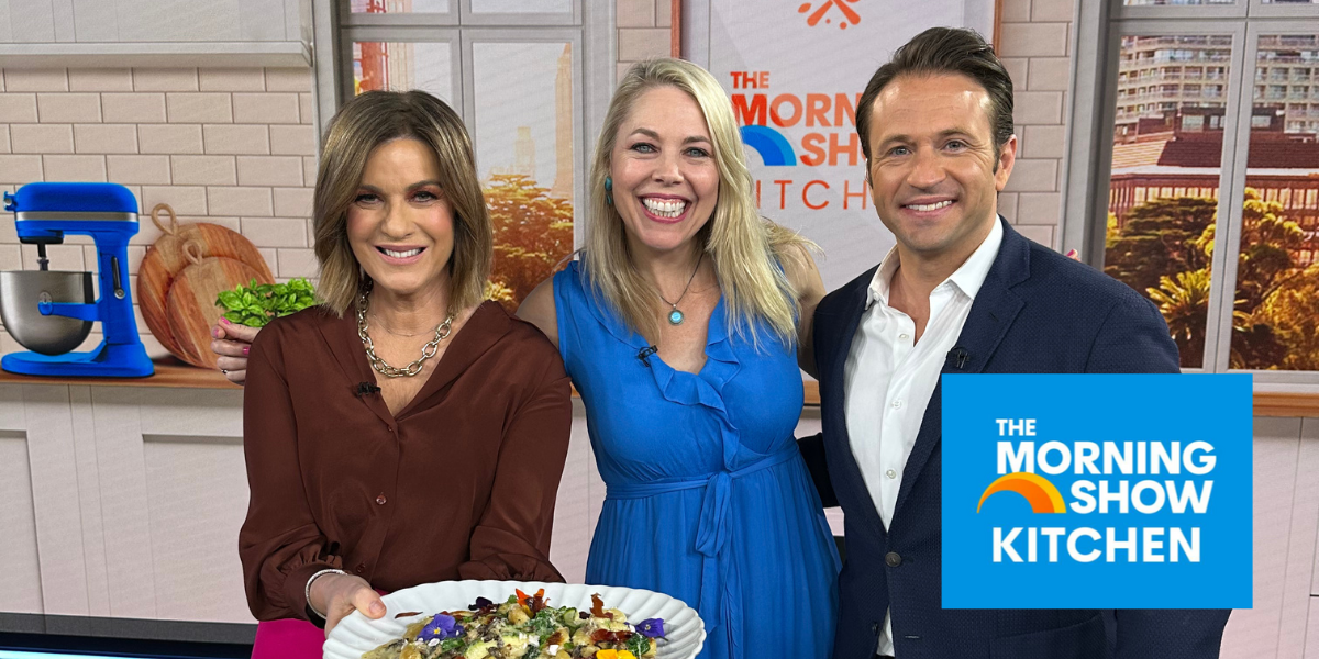 Chef Mel Celebrity Chef Morning Show Channel 7 with Kylie and Matt Doran