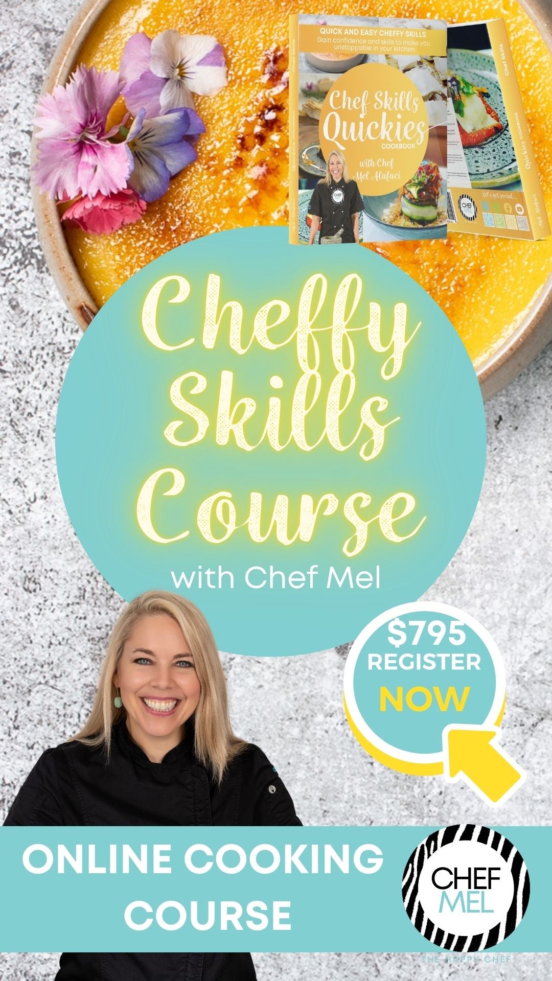 Complete Cheffy Skills Online Course PLUS 1:1 Support with Chef Mel - Chef Mel The Happy Chef