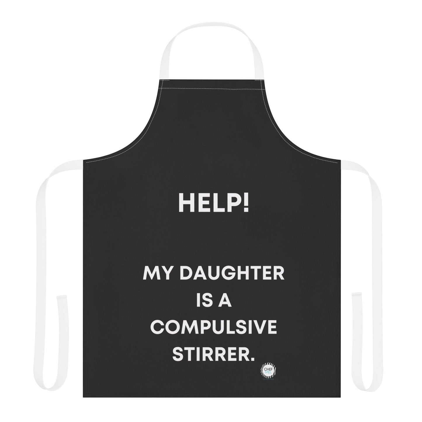 Chef Mel The Happy Chef Apron – Colourful, Stylish Cooking Apron Gift for Foodies, Home Cooks & Kitchen Confidence - Chef Mel The Happy Chef