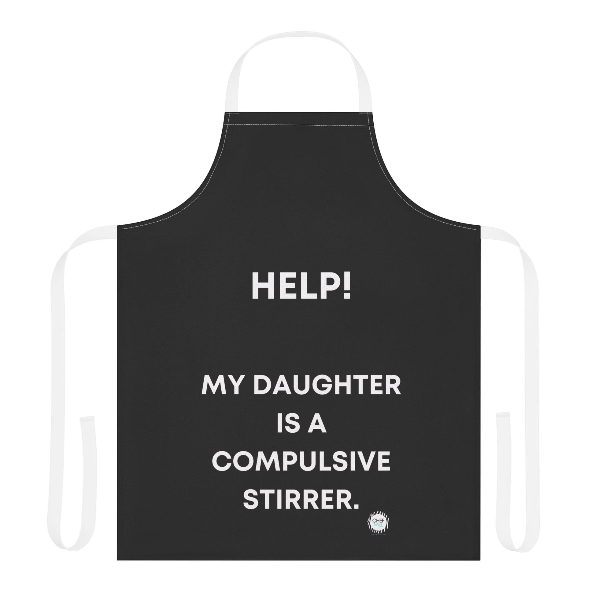 Chef Mel The Happy Chef Apron – Colourful, Stylish Cooking Apron Gift for Foodies, Home Cooks & Kitchen Confidence - Chef Mel The Happy Chef