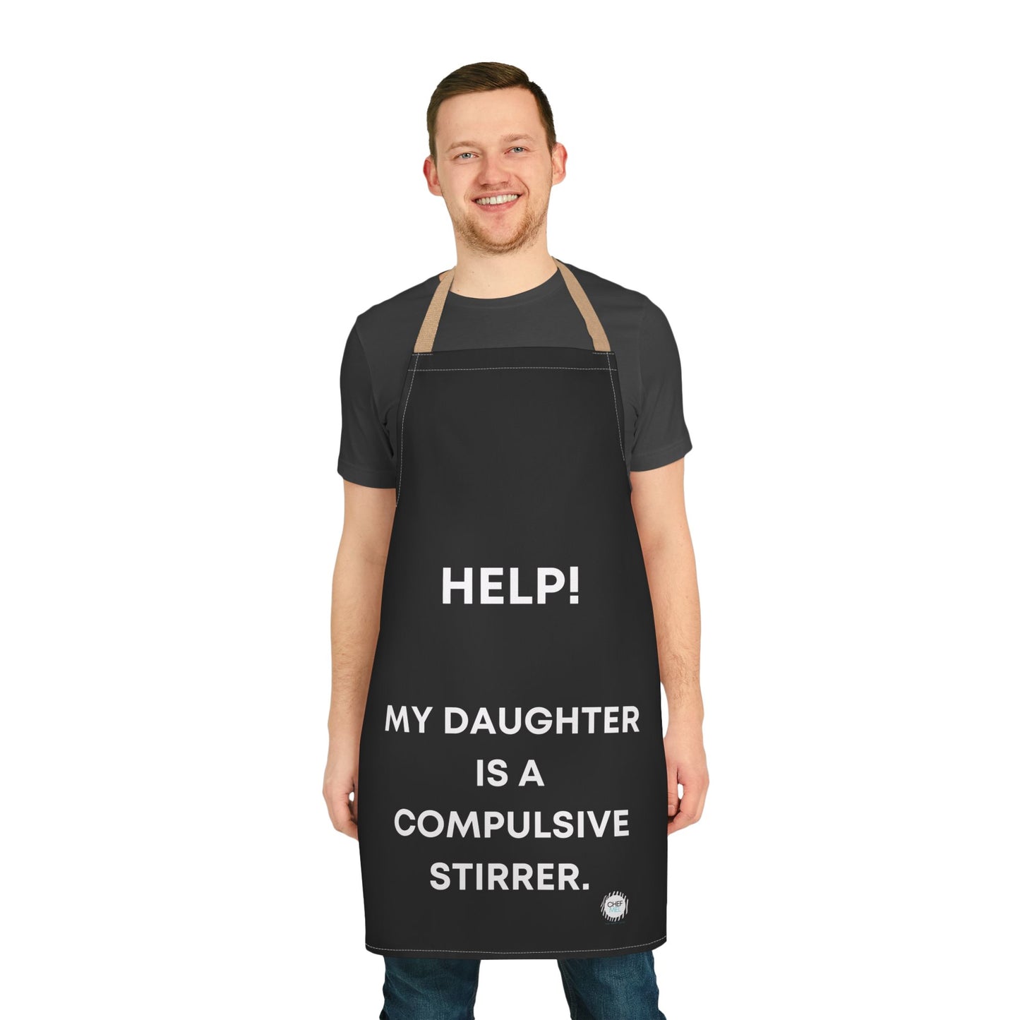 Chef Mel The Happy Chef Apron – Colourful, Stylish Cooking Apron Gift for Foodies, Home Cooks & Kitchen Confidence - Chef Mel The Happy Chef