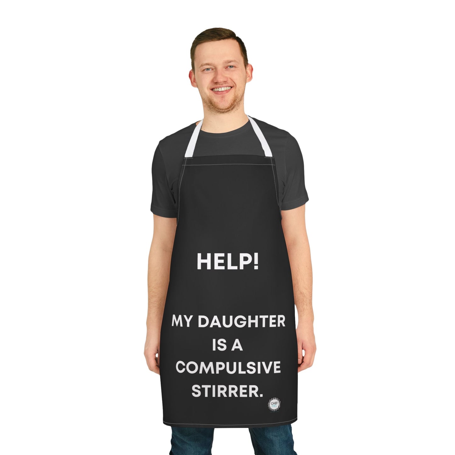 Chef Mel The Happy Chef Apron – Colourful, Stylish Cooking Apron Gift for Foodies, Home Cooks & Kitchen Confidence - Chef Mel The Happy Chef