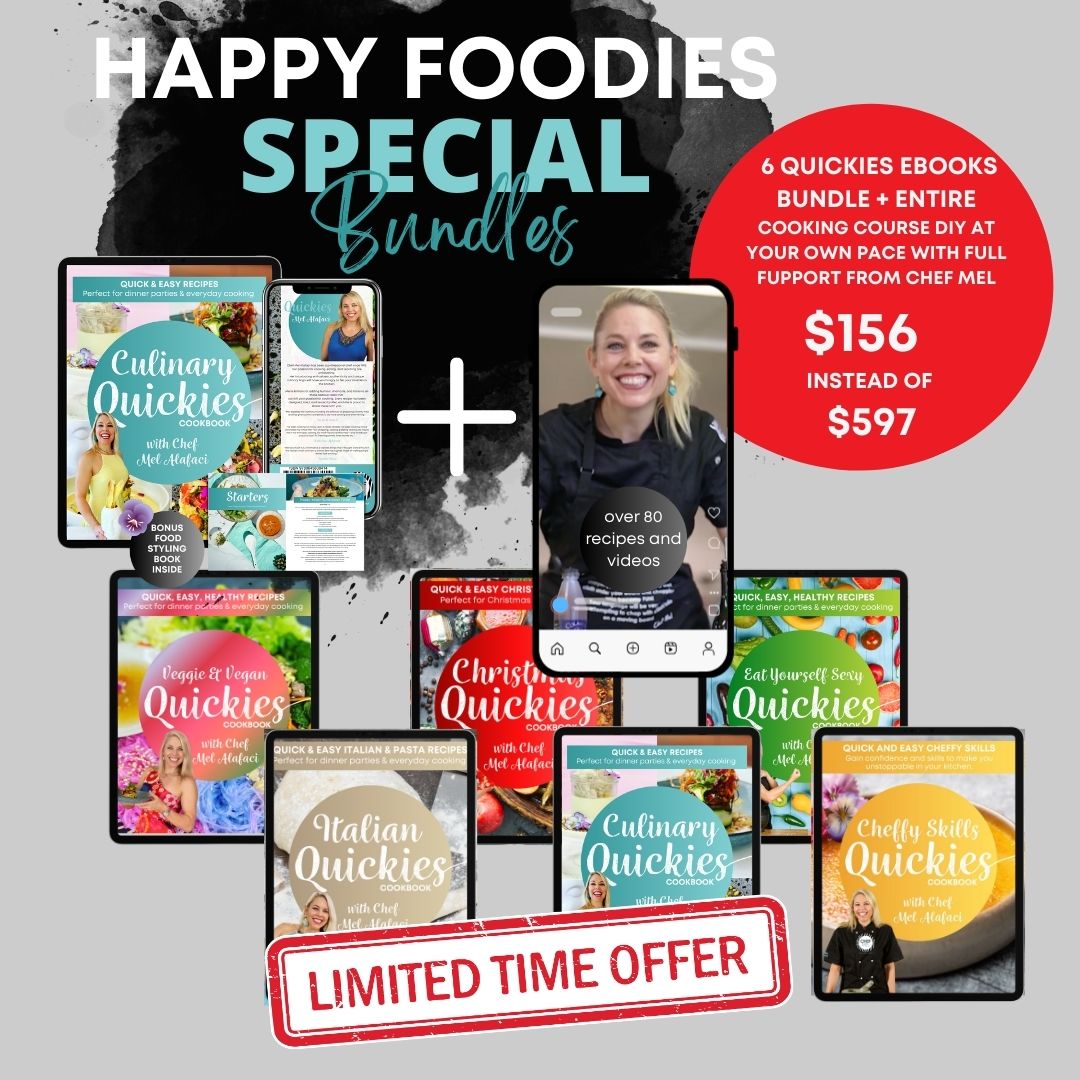 Full Transformational Online Cooking Course+all 6 x Quickies eBooks