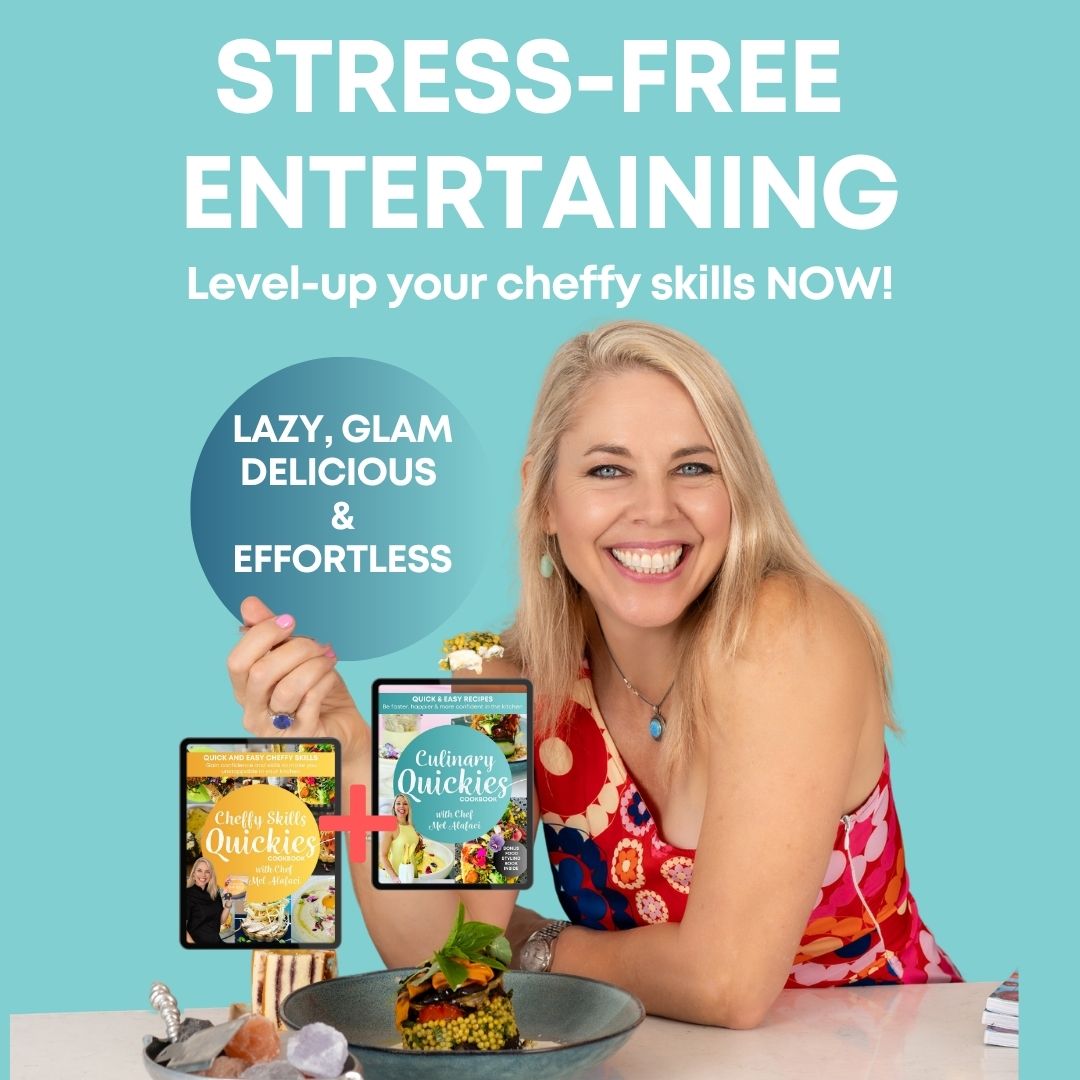 Entertainer’s Quickies Bundle (Cheffy Skills Cookbook + Culinary Quickies Cookbook)