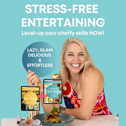Entertainer’s Quickies Bundle (Cheffy Skills Cookbook + Culinary Quickies Cookbook)