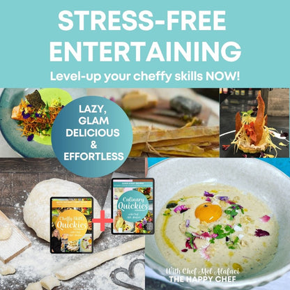 Entertainer’s Quickies Bundle (Cheffy Skills Cookbook + Culinary Quickies Cookbook)