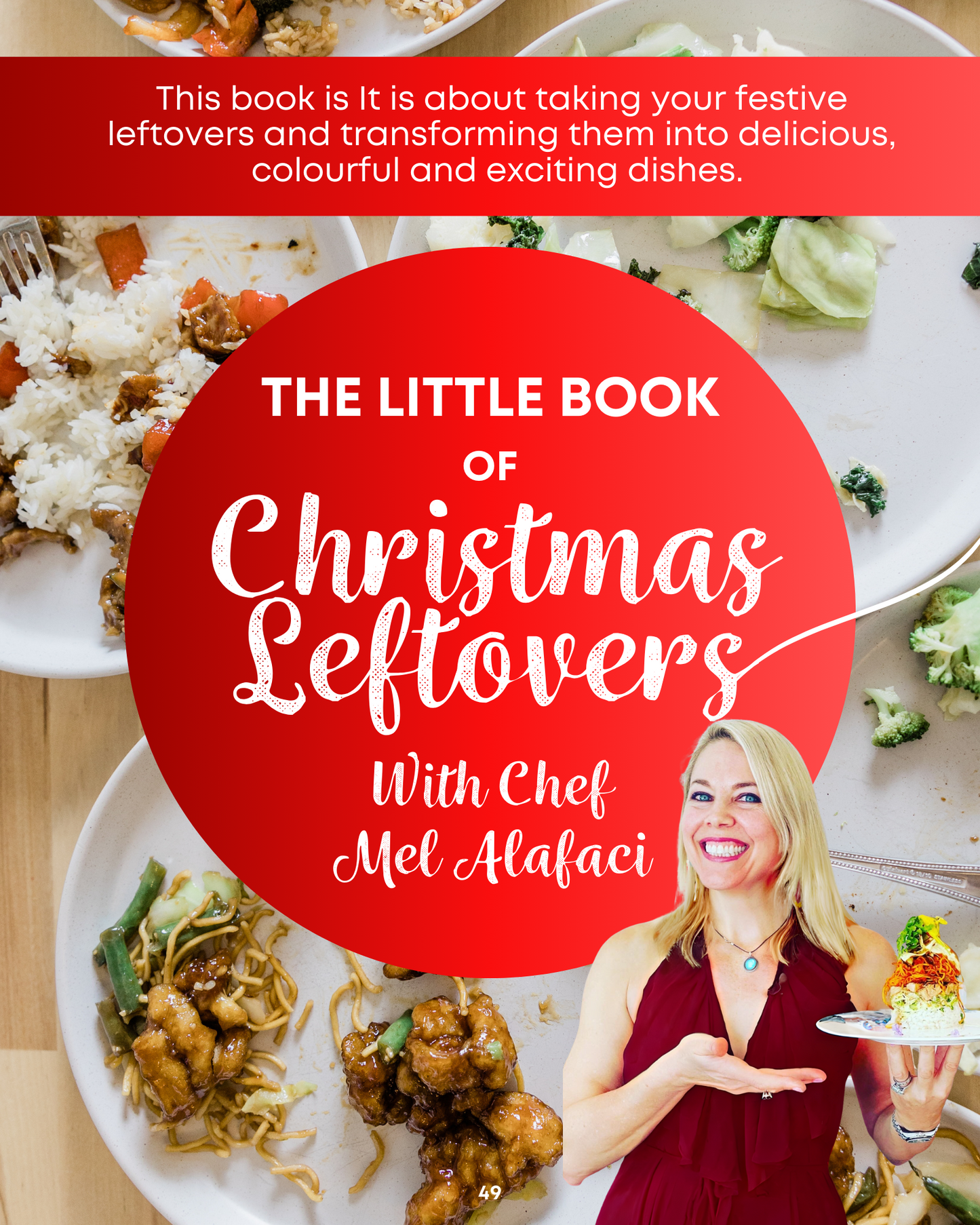 Christmas Quickies Cookbook by Chef Mel Alafaci the Happy Chef Vanilla Zulu ebook digital cookbook series quick easy recipes perfect for family gatherings and festive planning cooking food styling Christmas leftover ideas lazy Christmas feast