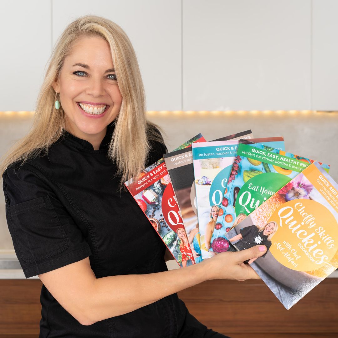 Chef Mel | Quickies Cookbooks, Online Cooking Classes & Culinary Bling ...