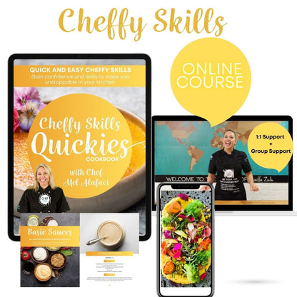 Complete Cheffy Skills Online Course PLUS 1:1 Support with Chef Mel - Chef Mel The Happy Chef