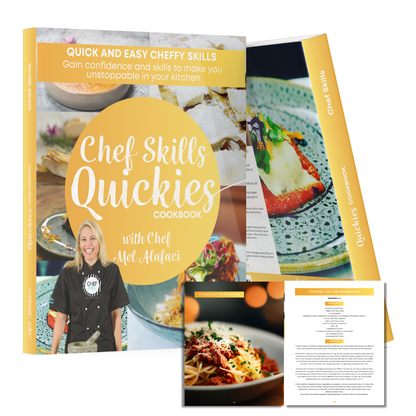 Cheffy Skills Quickies Cookbook - Chef Mel The Happy Chef