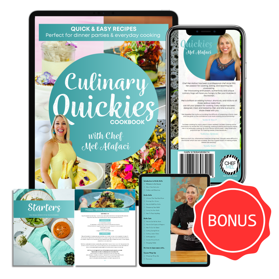 Culinary Quickies Online Course - less than 30 days to your complete cooking transformation