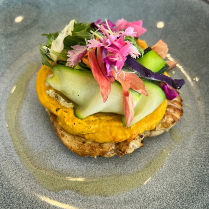 Chef Mel Signature One Pan Suntanned Chicken AKA Around the World Chicken from Eat Yourself Sexy Quickies Cookbook by Chef Mel Alafaci