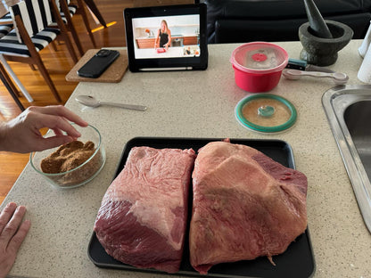 Brisket Bootcamp Online Cooking Class - Chef Mel The Happy Chef