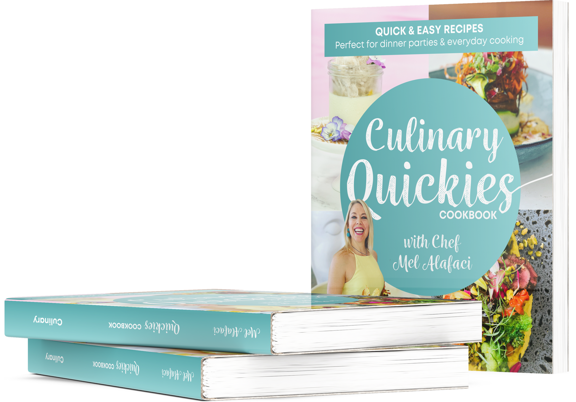 Culinary Quickies Cookbook by Chef Mel Alafaci the Happy Chef Vanilla Zulu ebook digital cookbook series quick easy recipes perfect for dinner parties and everyday cooking food styling